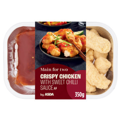 ASDA Meal for 2 Crispy Chicken with Sweet Chilli Sauce 350g
