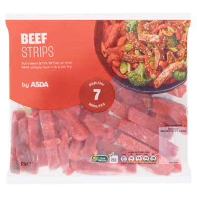 ASDA Beef Strips 325g