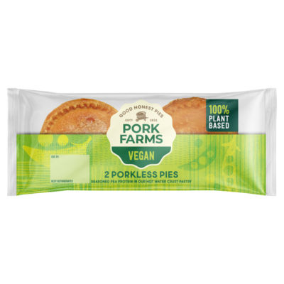 Pork Farms 2 Porkless Pies 130g