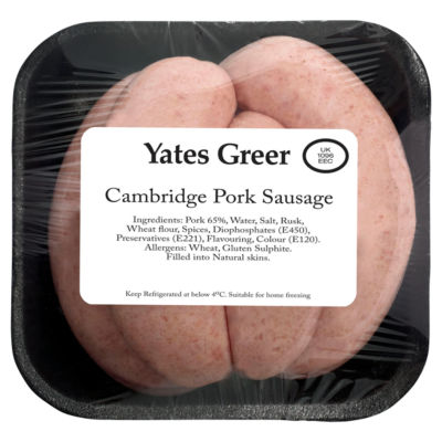 Yates Greer Cambridge Pork Sausages - ASDA Groceries