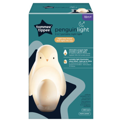 TOMMEE TIPPEE Penguin Night Light - White - Image 6