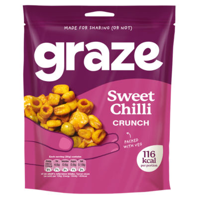 Graze Sweet Chilli Crunch Snack 100G