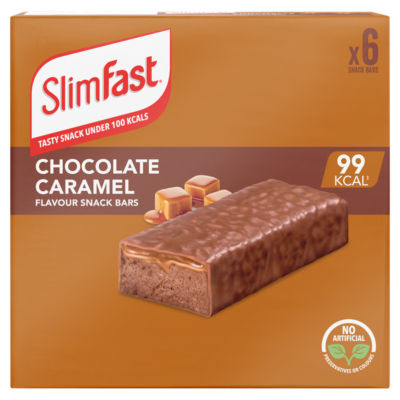 SlimFast Snack Bar - Chocolate Caramel 6 Bars 156g