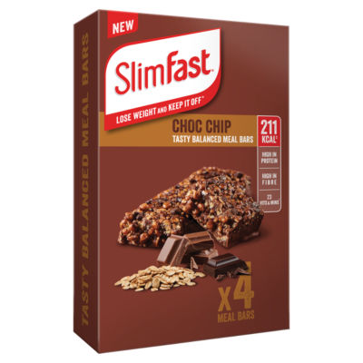 SlimFast Meal Replacement Bar - Chocolate Crunch 240g (4 x 60g)