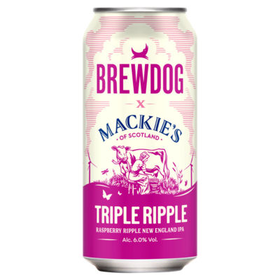 Brewdog Triple Ripple Raspberry Ripple New England IPA 440ml product image