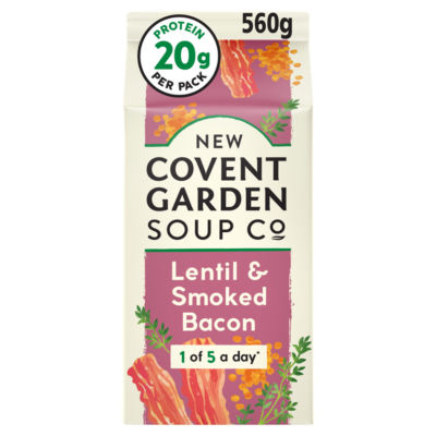 New Covent Garden Lentil & Bacon Soup 560g