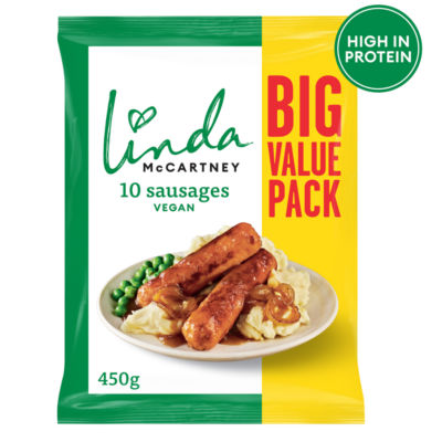 Linda McCartney's 10 Vegan Sausages 450g