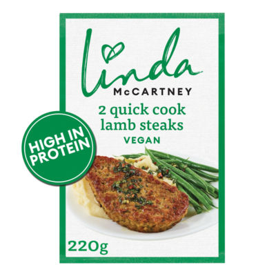 Linda McCartney's Linda McCartney's 2 Quick Cook Lamb Steaks 220g