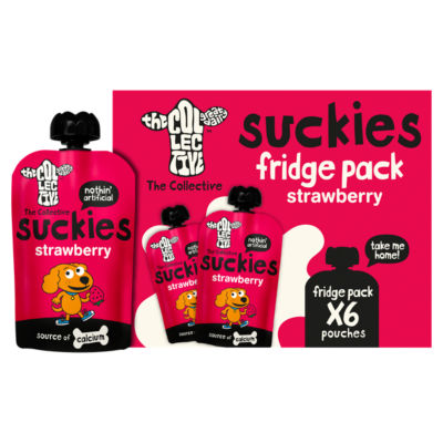 The Collective Suckies Fridge Pack Strawberry 6 x 90g