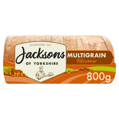 JACKSONS of Yorkshire Champion Multigrain Brown Bloomer Bread 800g