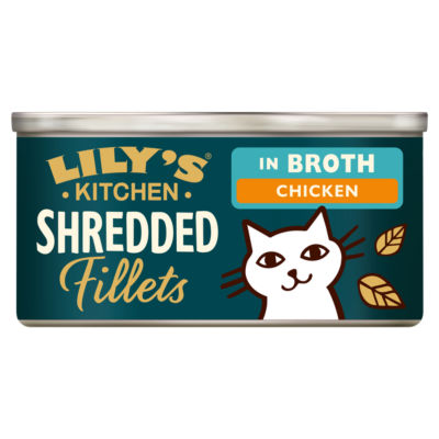 Lily's Kitchen Cat Shredded Fillets Chicken in Broth 70g