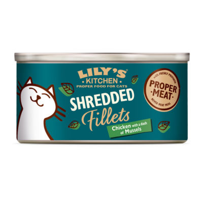 Lily's Kitchen Lily’s Kitchen Shredded Fillets Chicken with a dash of Mussels Wet Food for Adult Cats 70g