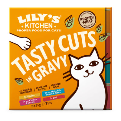 Lily's Kitchen Cat Tasty Cuts Mixed Multipack 8X85g