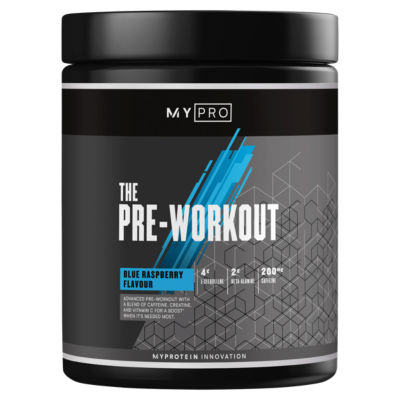 Myprotein The Pre-Workout Blue Raspberry Flavour 465g