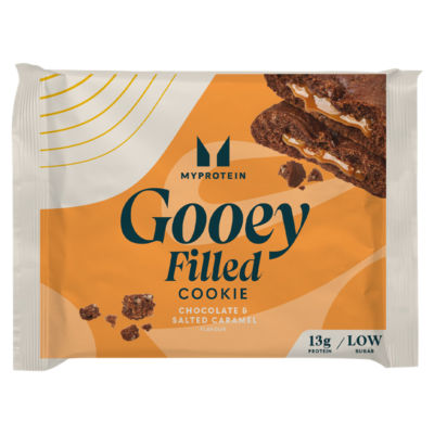 Myvegan Gooey Filled Cookie Chocolate & Salted Caramel Flavour 75g