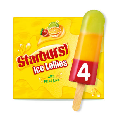 Starburst Ice Lollies with Fruit Juice