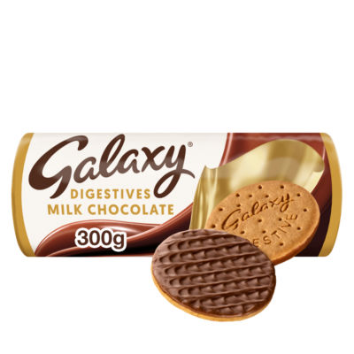 Galaxy milk chocolate digestive biscuits