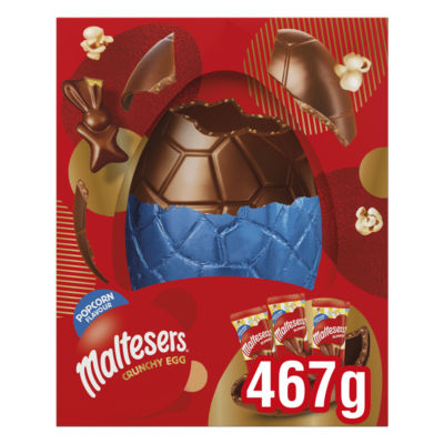Maltesers Giant Milk Chocolate Popcorn Easter Egg 476g
