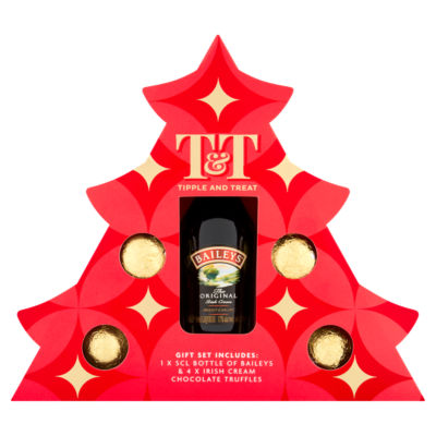 Tipple & Treat The Original Irish Cream Liqueur Gift Set - ASDA Groceries