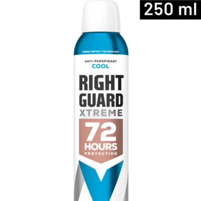 Right Guard Xtreme Women 72h Cool Antiperspirant Deodorant, 250ml