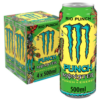Monster Energy Juice Rio Punch 4x500ml