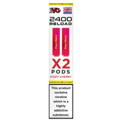 IVG 2400 Reload Fizzy Cherry 2 Pods 20mg/ml