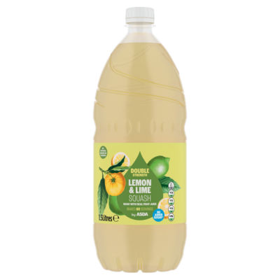 ASDA Lemon & Lime Squash 1.5 Litres
