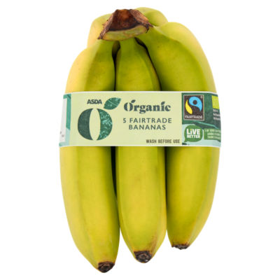 ASDA Organic Organic 5 Fairtrade Bananas