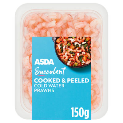 ASDA Cooked & Peeled Cold Water Prawns 150g