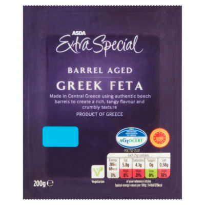 Asda Extra Special Barrel Aged Greek Feta