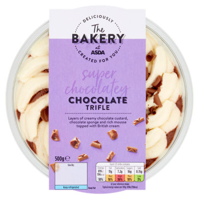 The BAKERY at ASDA Festive Chocolate Trifle 500g