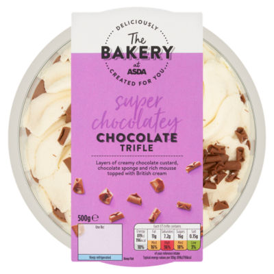 The BAKERY at ASDA The Bakery Chocolate Trifle 500g