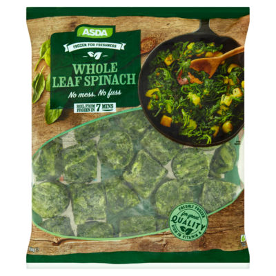Asda Whole Leaf Spinach