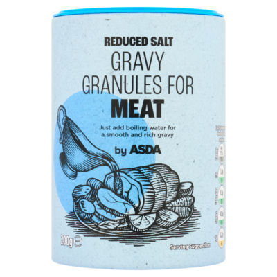 ASDA Reduced Salt Gravy Granules for Meat 200g