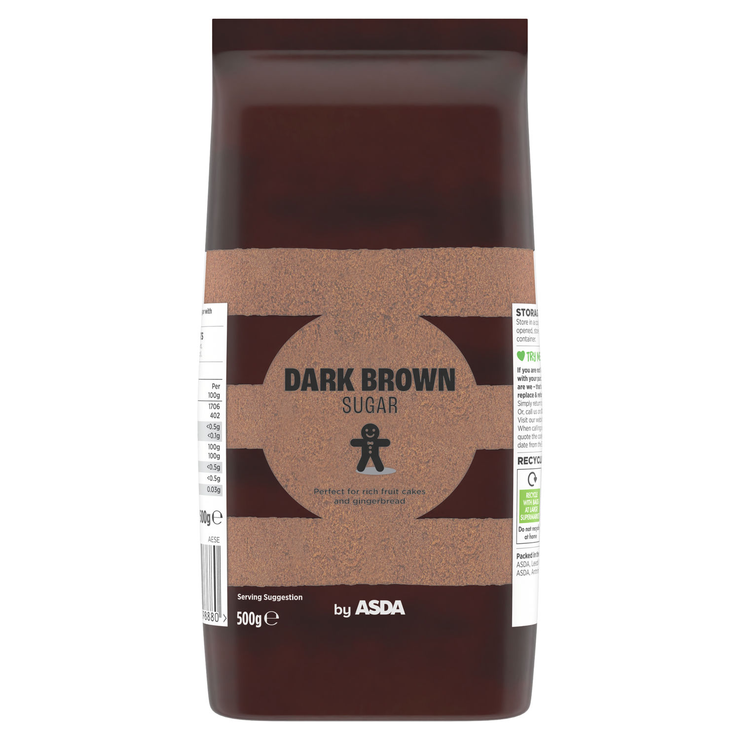 ASDA Dark Brown Sugar 500g