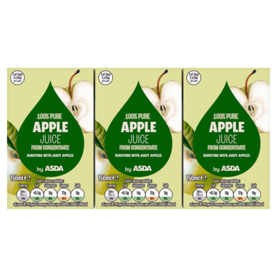 ASDA Apple Juice from Concentrate 150ml