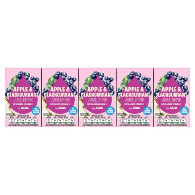 ASDA Apple & Blackcurrant Juice Drink 150ml
