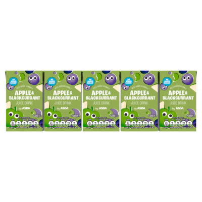 ASDA Apple & Blackcurrant Juice Drink 150ml