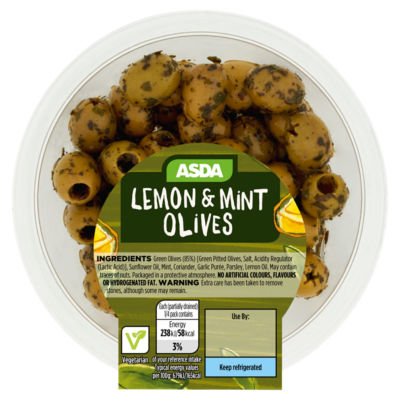 ASDA Lemon & Mint Olives