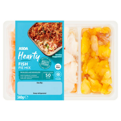 Asda Hearty Fish Pie Mix 340G