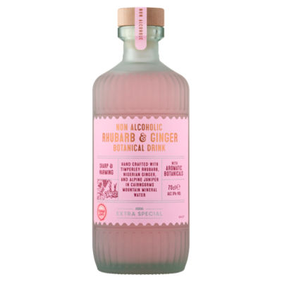 Asda Extra Special Extra Special Non Alcoholic Rhubarb & Ginger Botanical Drink 70Cl
