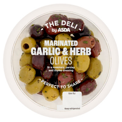 ASDA Marinated Garlic & Herb Olives 150g