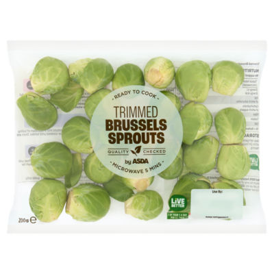 ASDA Sweet & Nutty Trimmed Brussels Sprouts 200g
