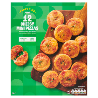 ASDA 12 Cheesy Mini Pizzas 336g