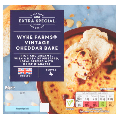 Asda Extra Special Wyke Farms® Vintage Cheddar Bake