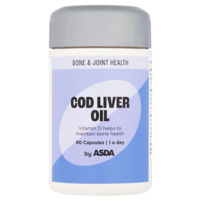 ASDA Bone & Joint Health 1 a day Cod Liver Oil 90 Capsules