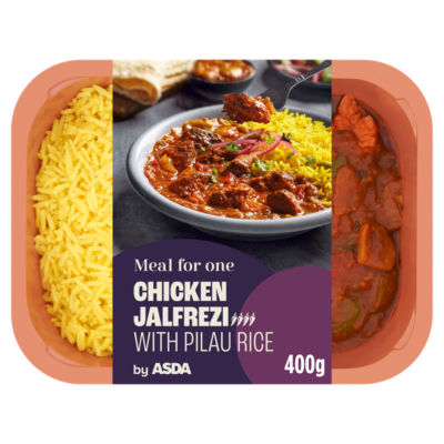 ASDA Meal for One Chicken Jalfrezi with Pilau Rice 400g