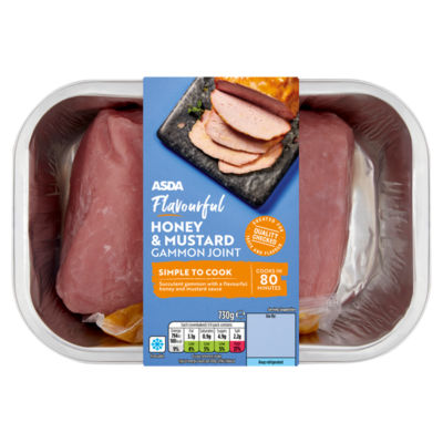 ASDA Flavourful Honey & Mustard Gammon Joint 730g