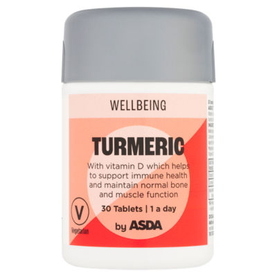 ASDA Wellbeing 1 a day Turmeric 30 Tablets