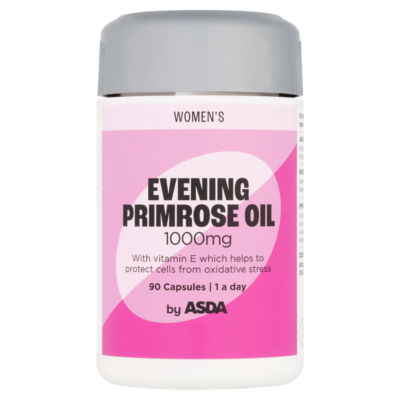 ASDA Women's 1 a day Evening Primrose Oil 1000mg 90 Capsules
